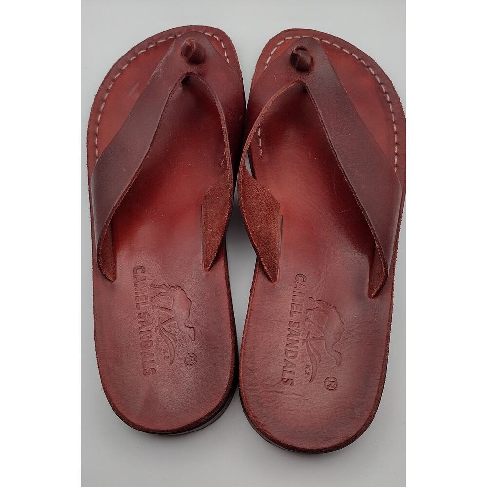 Vintage Mens Leather Strap Jesus Sandals US 8 EU 40